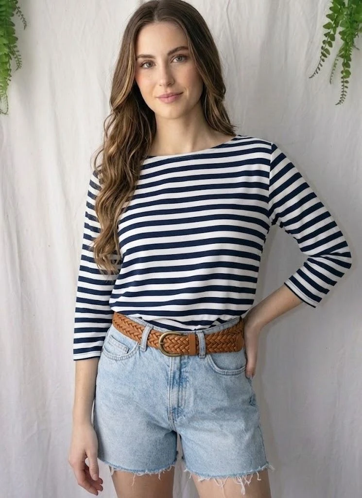 Light blue denim shorts with zipper fly "Zara" – photo 6